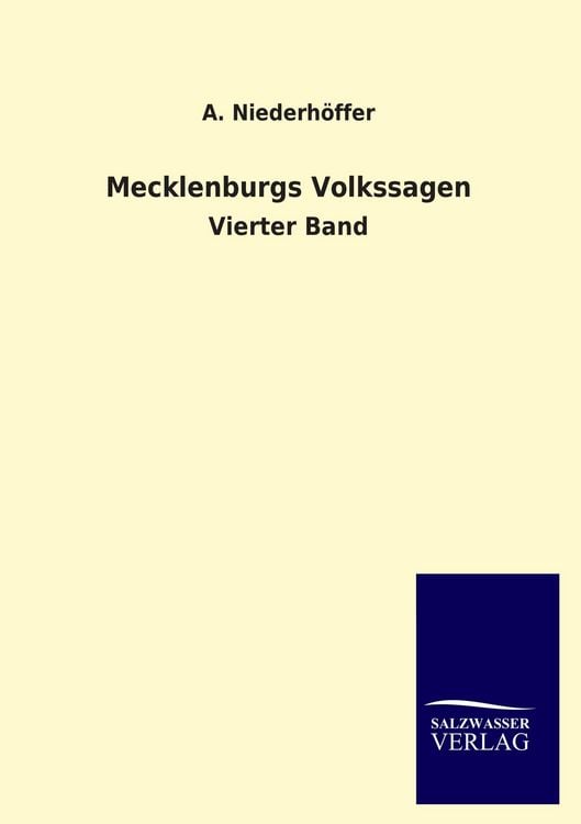 Produktbild: Mecklenburgs Volkssagen