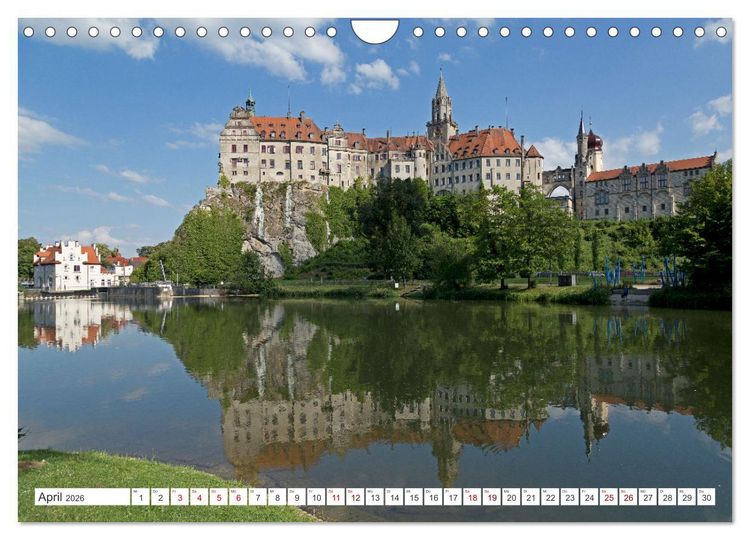 Produktbild: Burgen und Schl&ouml;sser - Zeugnisse vergangener Zeiten (Wandkalender 2026 DIN A4 quer), CALVENDO Monatskalender