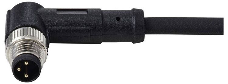 Produktbild: TRU COMPONENTS TC-13751852 Anschlussleitung M8 x 1 Stecker, gewinkelt 5 m Polzahl Sensoren: 3 1 St.