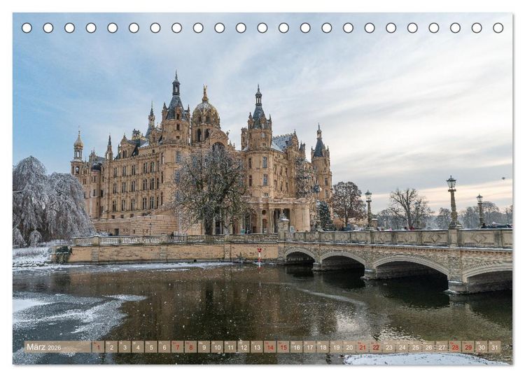 Produktbild: Impressionen aus Mecklenburg - Vorpommern (Tischkalender 2026 DIN A5 quer), CALVENDO Monatskalender