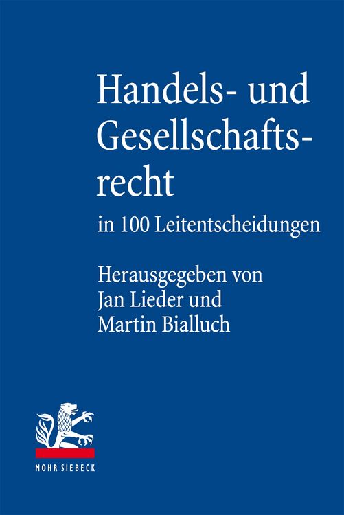 Produktbild: Handels- und Gesellschaftsrecht in 100 Leitentscheidungen