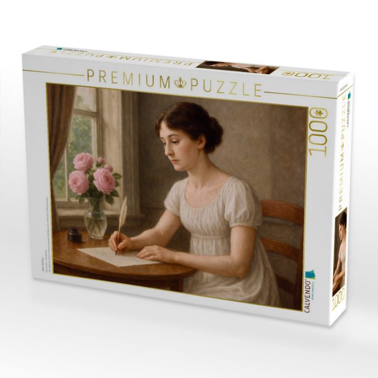 Produktbild: CALVENDO Puzzle Jane Austen | 1000 Teile Lege-Gr&ouml;&szlig;e 64x48cm Foto-Puzzle f&uuml;r gl&uuml;ckliche Stunden