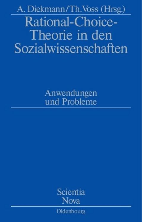 Produktbild: Rational-Choice-Theorie in den Sozialwissenschaften