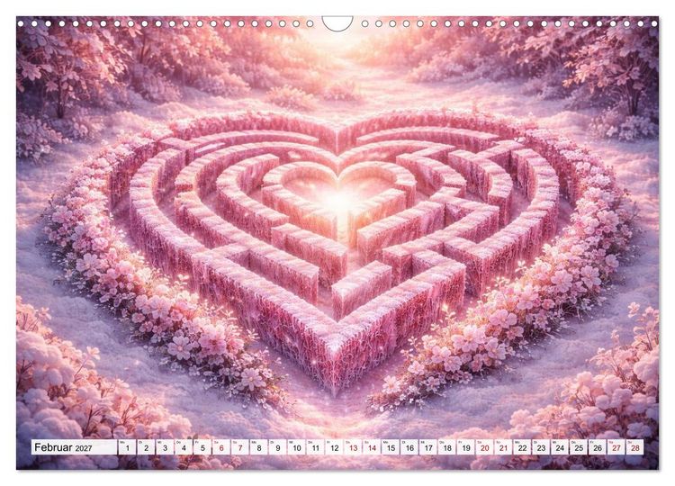 Produktbild: Labyrinth - Die stille Kunst der Umwege (Wandkalender 2027 DIN A3 quer), CALVENDO Monatskalender