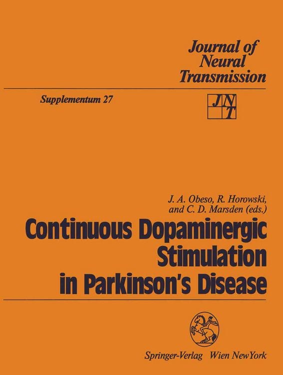 Produktbild: Continuous Dopaminergic Stimulation in Parkinson&rsquo;s Disease