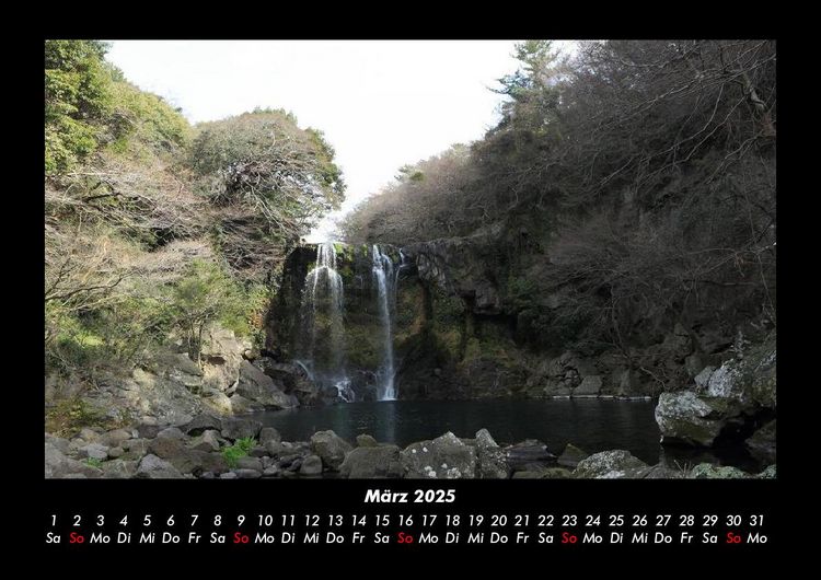 Produktbild: Wasserf&auml;lle 2025 Fotokalender DIN A3