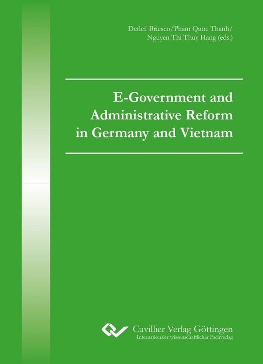 Produktbild: E-Government and Administrative Reform in Germany and Vietnam