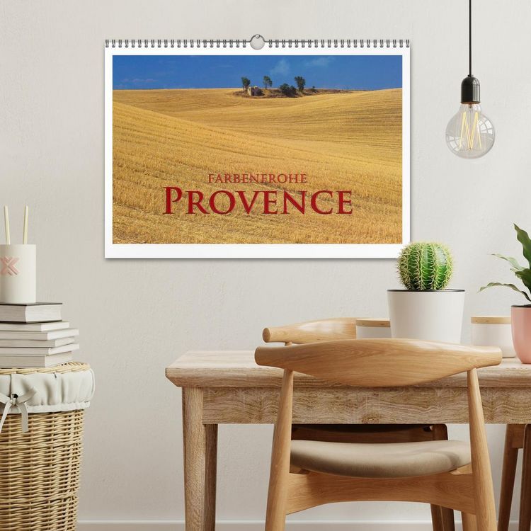 Produktbild: Farbenfrohe Provence (Wandkalender 2026 DIN A3 quer), CALVENDO Monatskalender