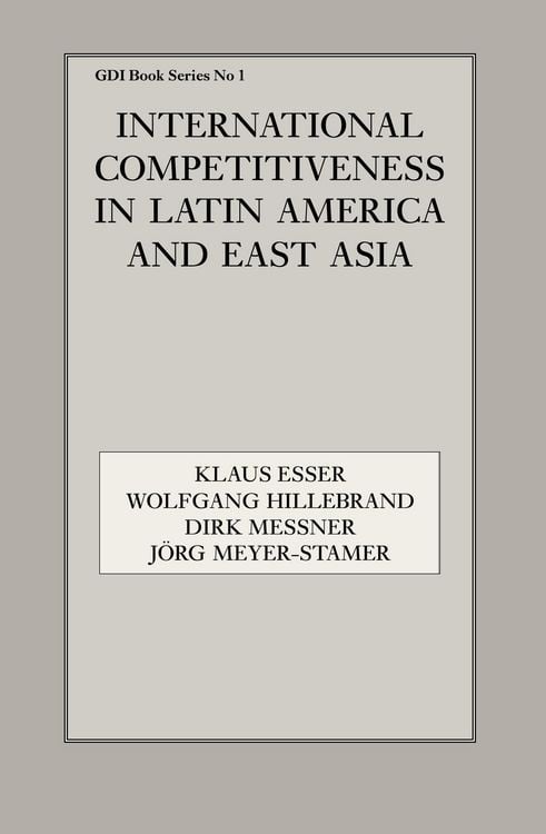 Produktbild: International Competitiveness in Latin America and East Asia