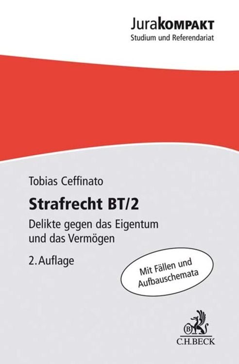 Bild vom Artikel Strafrecht BT/2 vom Autor Tobias Ceffinato