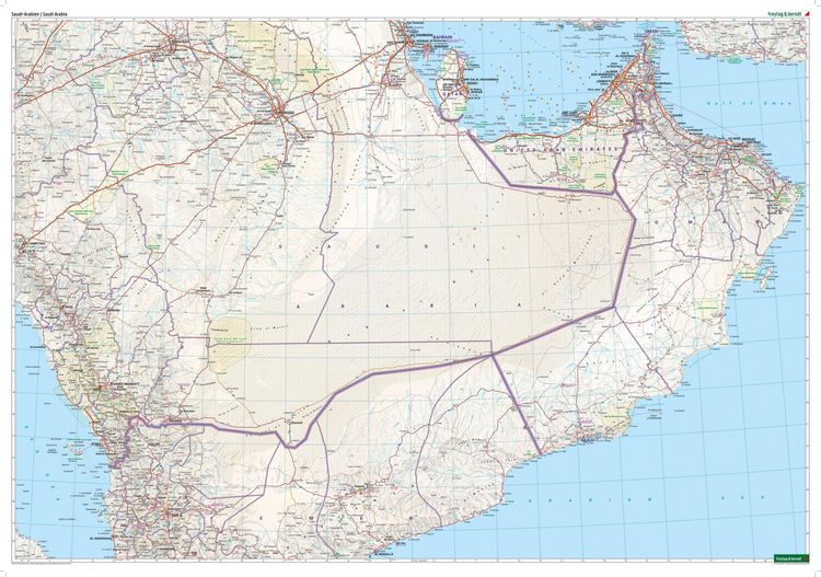 Produktbild: Freytag & berndt Stra&szlig;enkarte Saudi-Arabien 1:1,5 Mio.