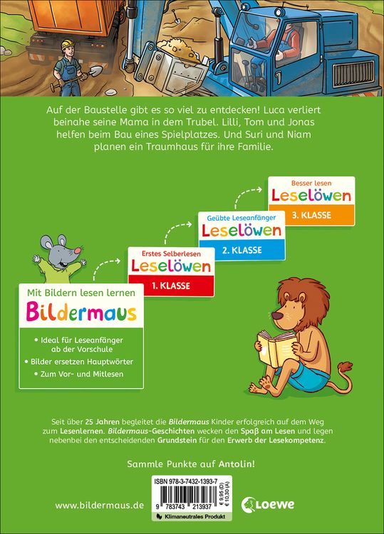 Produktbild: Bildermaus - Geschichten von der Baustelle