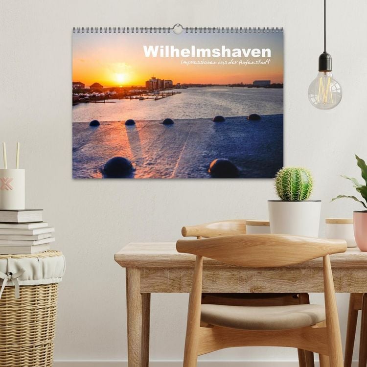 Produktbild: Wilhelmshaven - Impressionen aus der Hafenstadt (Wandkalender 2026 DIN A3 quer), CALVENDO Monatskalender
