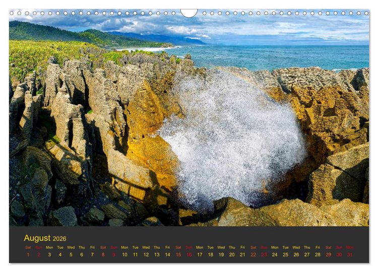 Produktbild: Spirit of New Zealand (Wall Calendar 2026 DIN A3 landscape), CALVENDO 12 Month Wall Calendar