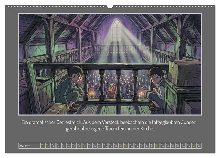 Produktbild: Die Freiheit am Mississippi (hochwertiger Premium Wandkalender 2027 DIN A2 quer), Kunstdruck in Hochglanz