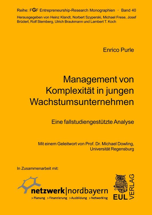 Produktbild: Management von Komplexit&auml;t in jungen Wachstumsunternehmen