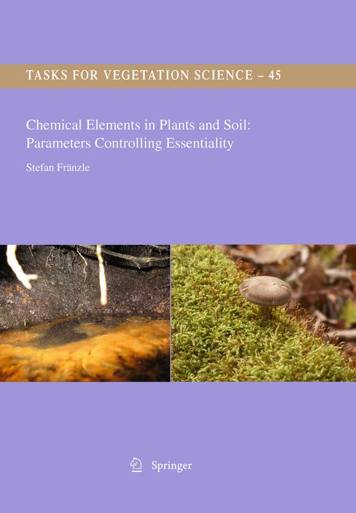 Produktbild: Chemical Elements in Plants and Soil: Parameters Controlling Essentiality