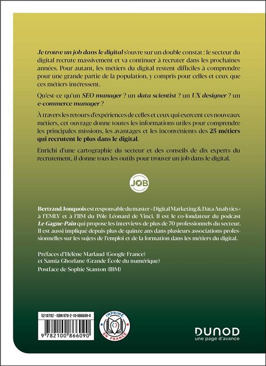 Produktbild: Je trouve un job dans le digital