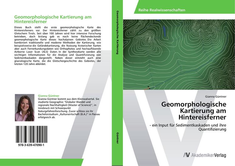 Produktbild: Geomorphologische Kartierung am Hintereisferner