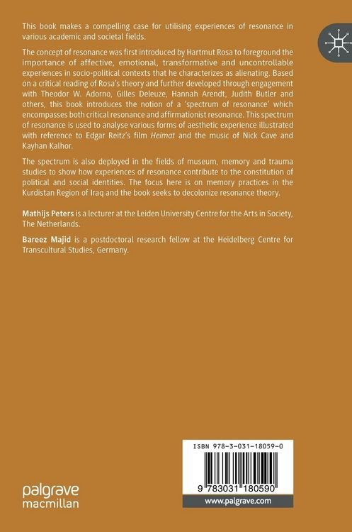 Produktbild: Exploring Hartmut Rosa's Concept of Resonance