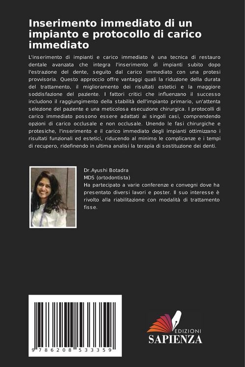 Produktbild: Inserimento immediato di un impianto e protocollo di carico immediato