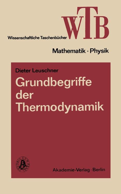Produktbild: Grundbegriffe der Thermodynamik
