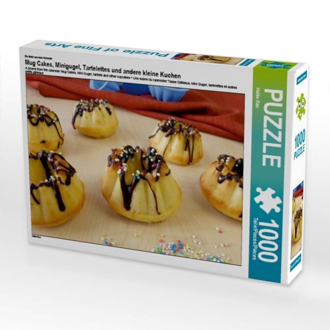 Produktbild: CALVENDO Puzzle Ein Motiv aus dem Kalender Mug Cakes, Minigugel, Tartelettes und andere kleine Kuchen 1000 Teile Puzzle quer | 1000 Teile Lege-Gr&ouml;&szlig;e 64 &times; 48 cm Foto-Puzzle f&uuml;r gl&uuml;ckliche Stunden