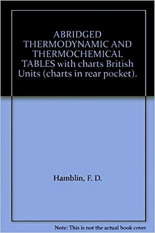 Produktbild: Abridged Thermodynamic and Thermochemical Tables