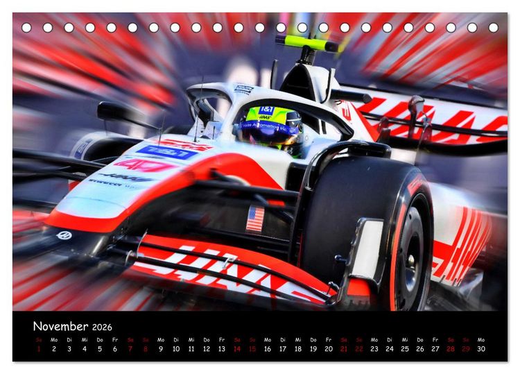 Produktbild: Formel 1 - Benzin im Blut (Tischkalender 2026 DIN A5 quer), CALVENDO Monatskalender