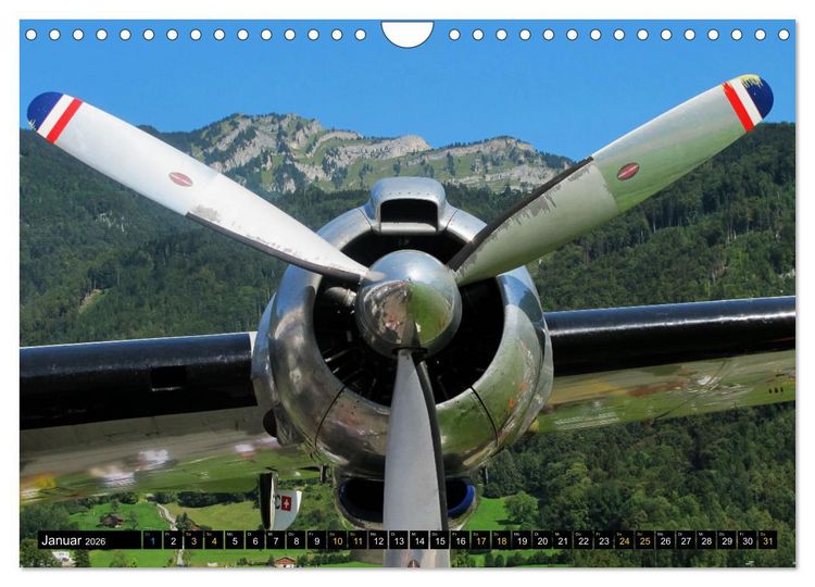 Produktbild: Lockheed Super Constellation HB-RSC (Wandkalender 2026 DIN A4 quer), CALVENDO Monatskalender