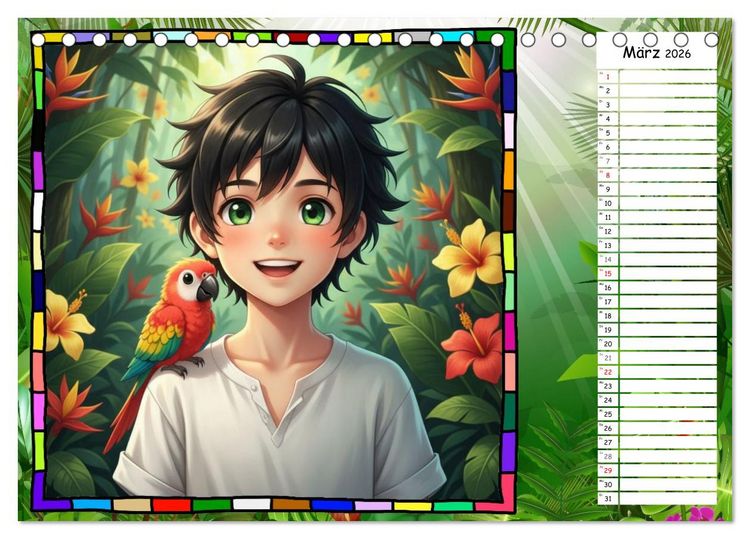 Produktbild: Meine Tierbabys (Tischkalender 2026 DIN A5 quer), CALVENDO Monatskalender