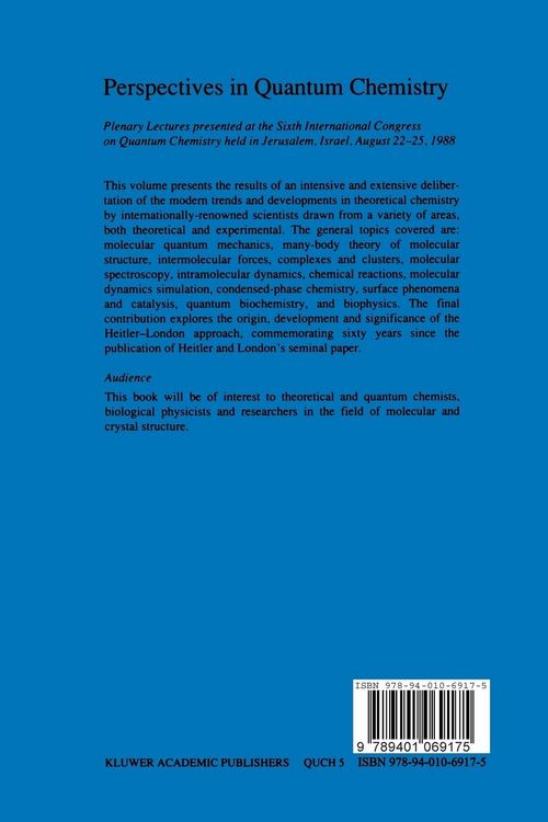 Produktbild: Perspectives in Quantum Chemistry