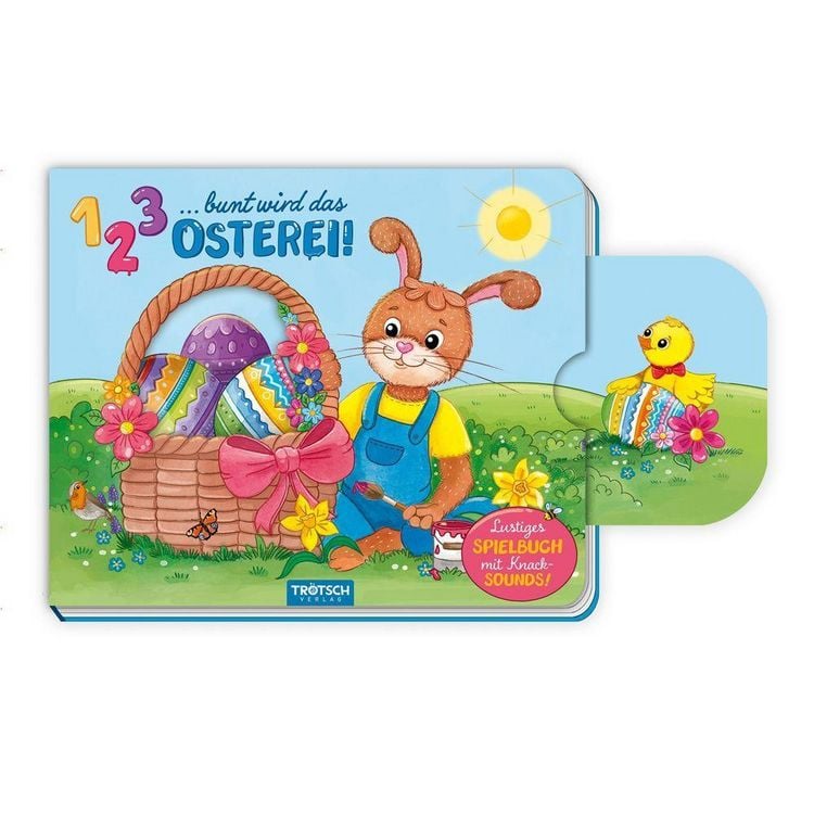 Produktbild: TR&Ouml;TSCH - 1 2 3 bunt wird das Osterei Spielbuch mit Knack-Sounds
