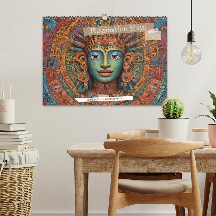 Produktbild: Faszination Maya: Einblicke in eine versunkene Welt (Wandkalender 2026 DIN A3 quer), CALVENDO Monatskalender