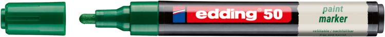 Produktbild: Edding 50 EcoLine 4-50-004 Lackmarker Gr&uuml;n 2 mm, 3mm