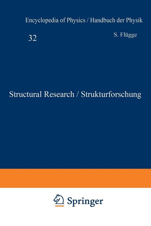 Produktbild: Structural Research / Strukturforschung