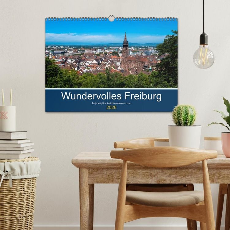 Produktbild: Wundervolles Freiburg (Wandkalender 2026 DIN A3 quer), CALVENDO Monatskalender