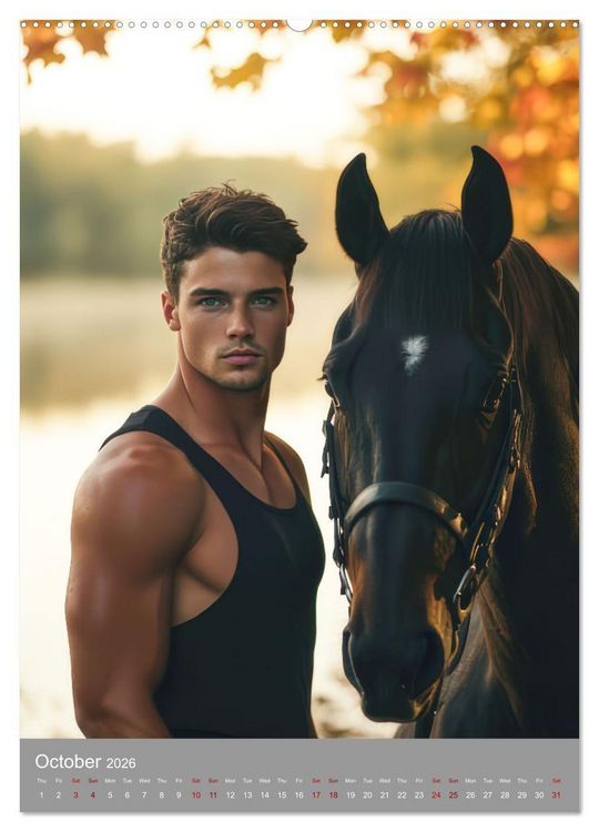 Produktbild: Riders of desire (Wall Calendar 2026 DIN A2 portrait), CALVENDO 12 Month Wall Calendar
