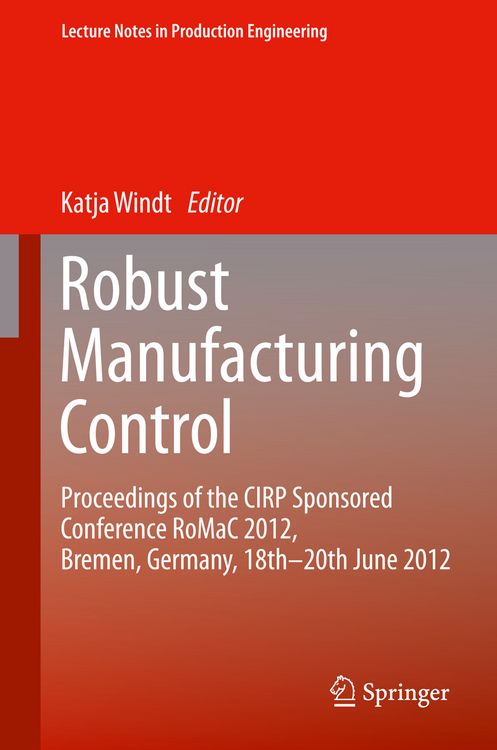 Produktbild: Robust Manufacturing Control