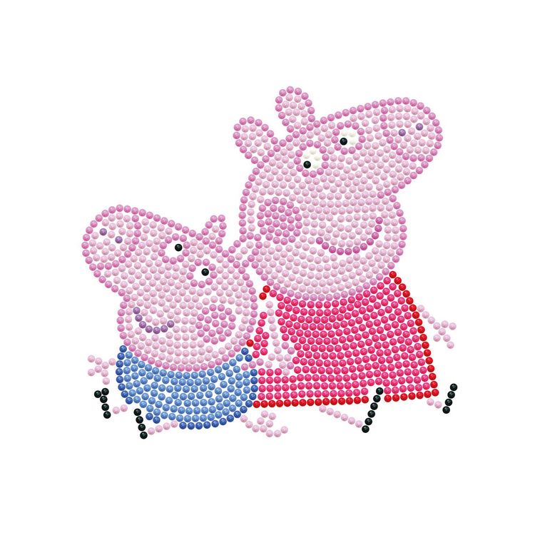 Produktbild: Dotzies by Diamond Dotz Set Peppa Pig