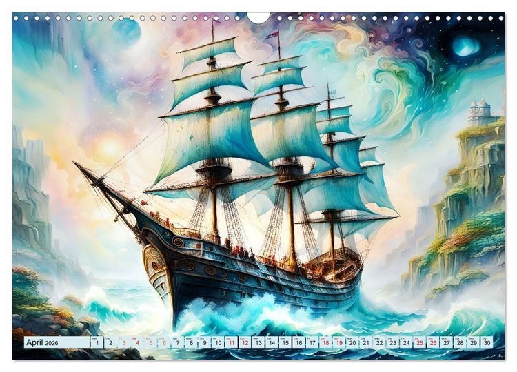 Produktbild: Sail of eternity (Wall Calendar 2026 DIN A3 landscape), CALVENDO 12 Month Wall Calendar