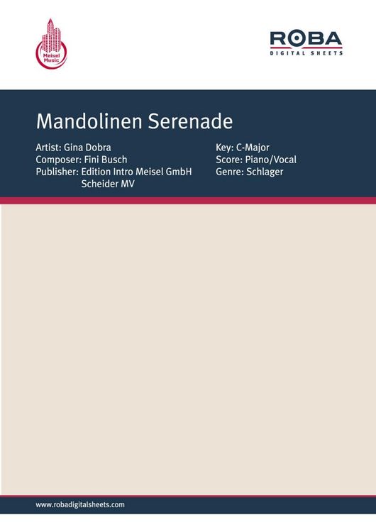 Produktbild: Mandolinen Serenade