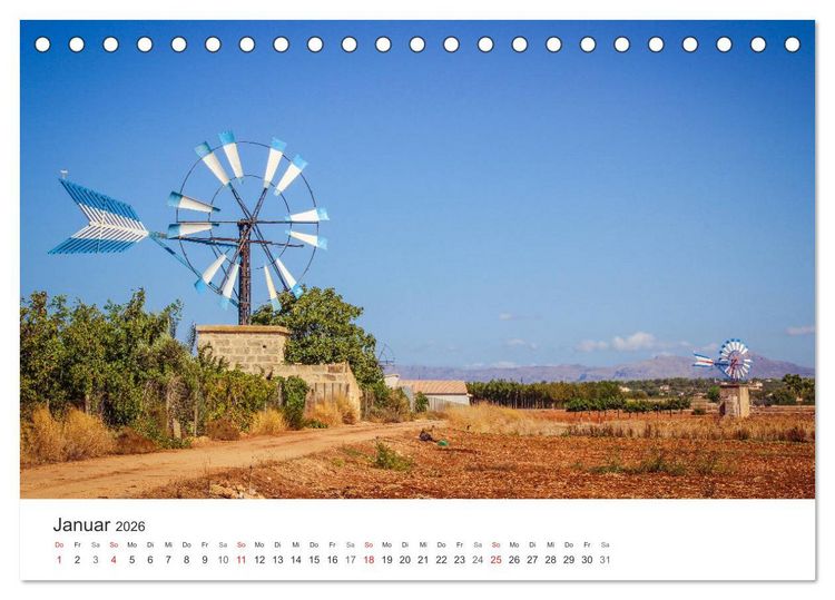 Produktbild: Mallorca, Mallorca (Tischkalender 2026 DIN A5 quer), CALVENDO Monatskalender