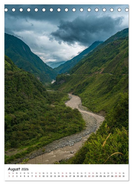 Produktbild: Traumhaftes Ecuador (Tischkalender 2026 DIN A5 hoch), CALVENDO Monatskalender