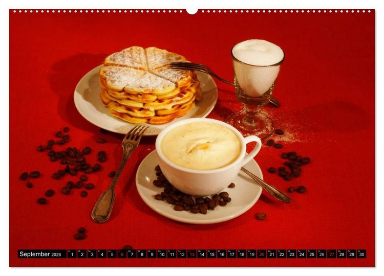 Produktbild: Feine Kaffeevariationen (Wandkalender 2026 DIN A2 quer), CALVENDO Monatskalender