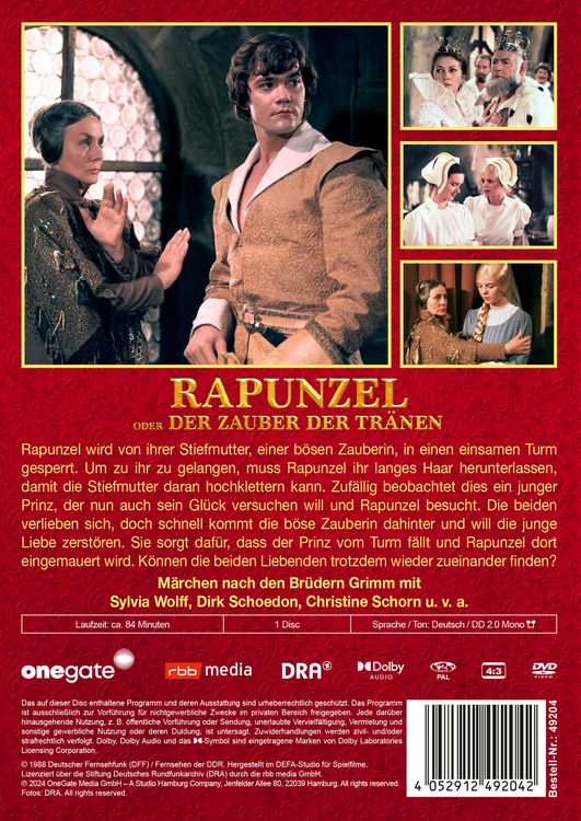 Produktbild: Rapunzel - oder der Zauber der Tr&auml;nen (DDR TV-Archiv)