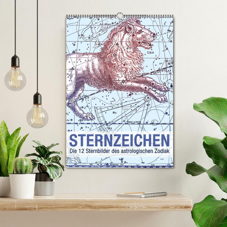 Produktbild: Sternzeichenkalender (Wandkalender 2026 DIN A2 hoch), CALVENDO Monatskalender