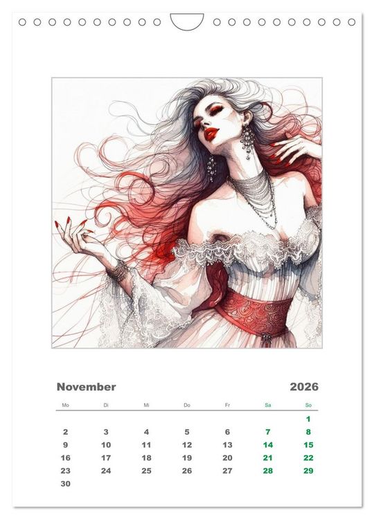 Produktbild: Im Rhythmus der Leidenschaft (Wandkalender 2026 DIN A4 hoch), CALVENDO Monatskalender