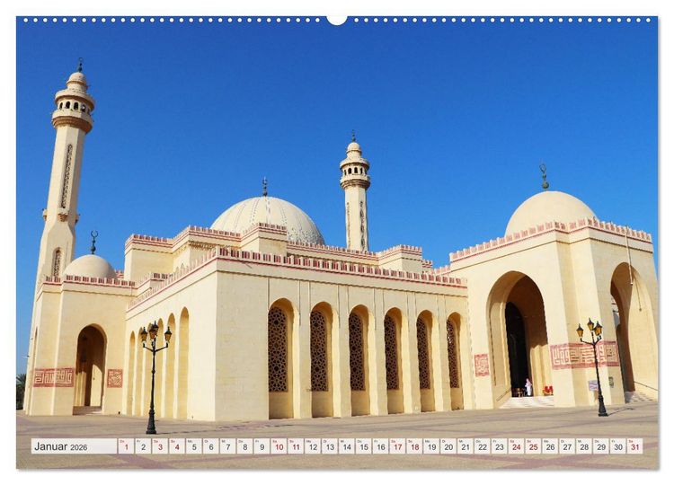 Produktbild: Orient - Manama, Abu Dhabi, Dubai, Maskat (Wandkalender 2026 DIN A2 quer), CALVENDO Monatskalender