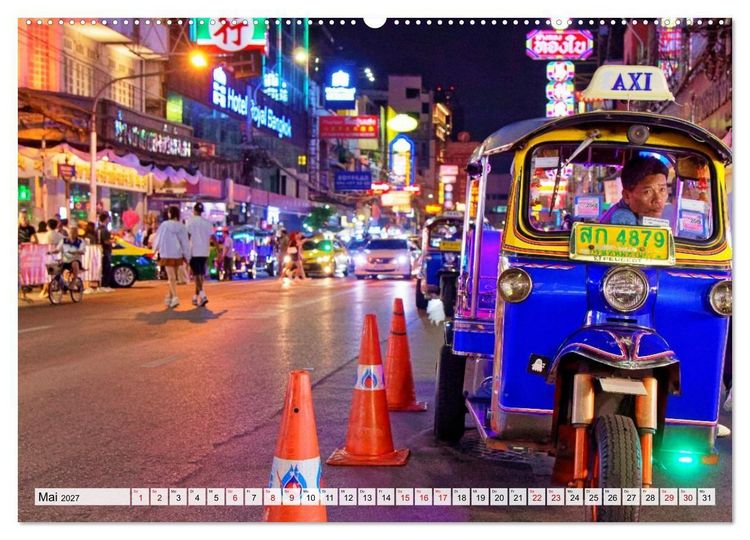 Produktbild: Bangkok und Kuala Lumpur - Megast&auml;dte Asiens (Wandkalender 2027 DIN A2 quer), CALVENDO Monatskalender